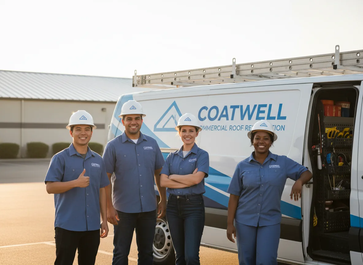 Commercial roof coating company in Clarksville, OH